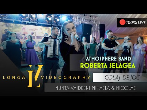 Roberta Selagea & Atmosphere Band - Colaj de Joc LIVE ⚪️ Nunta Vaideeni Mihaela & Nicolae