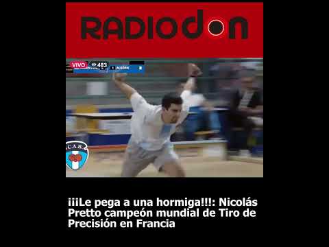 El bochófilo #NicolasPretto nuevamente campeón mundial en #Francia
