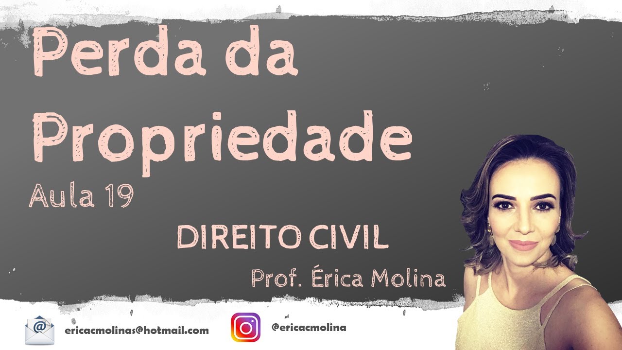 AULA 19 - PERDA DA PROPRIEDADE