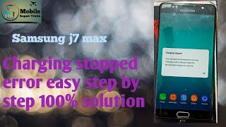 Samsung j7 max charging stopped error easy solution || battery temperature too low || charging pause