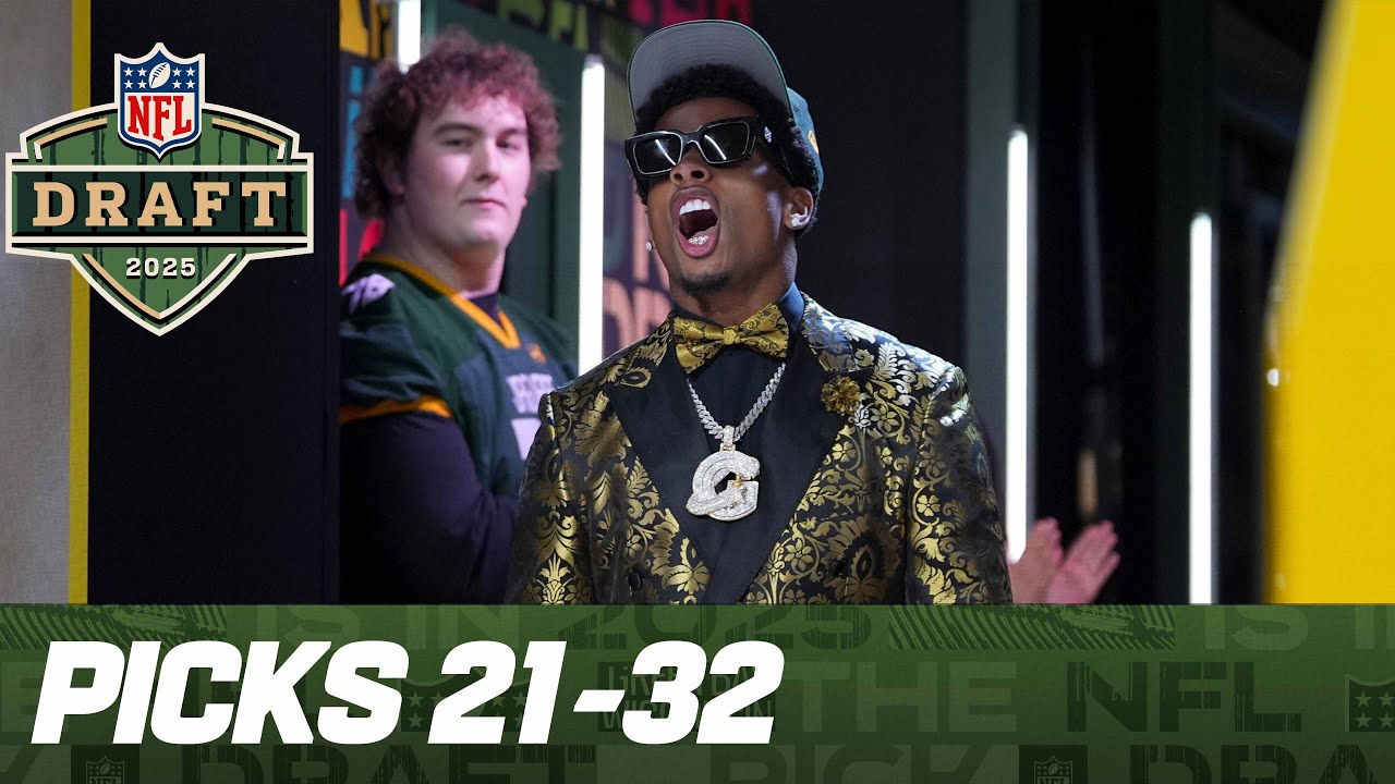 Picks 21-32: Giants Trade Back Into the 1st Round & Shedeur Sanders Falls | 2025 NFL Draft