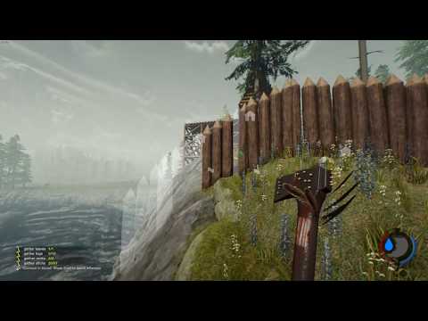 Die Mauer ist so gut wie fertig... #The Forest