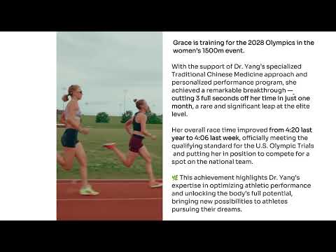 Olympic Hopeful Cuts 3 Seconds in 1500m — In Just One Month with Help from Dr. Joy Yang’s TCM