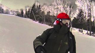preview picture of video 'Snowboarding Hunter Mountain 12-21-2014'