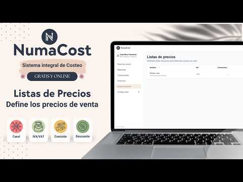Tutorial #9 | Lista de Precios y Precio de Venta Sugerido