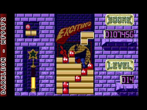 Game Boy Advance - Pac-Man Collection - Pac-Attack © 2001 Namco - Gameplay