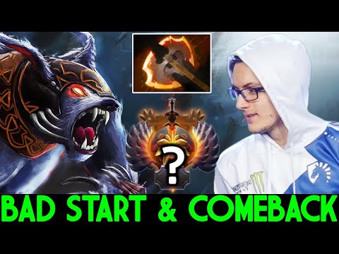 MIRACLE [Ursa] Bad Start but Farming Comeback Hard Game Dota 2