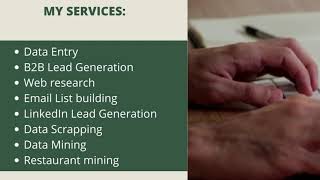 Training Video Gallery 5 Expert Data Entry & B2B Lead Generation | Virtual Assistant