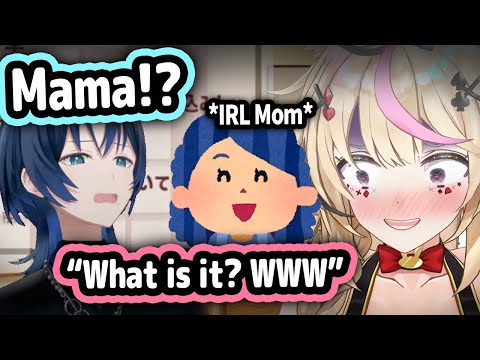 Ao-Kun's IRL Mom Join's Polka's Stream And Can't Stop Laughing At Her【Hololive】