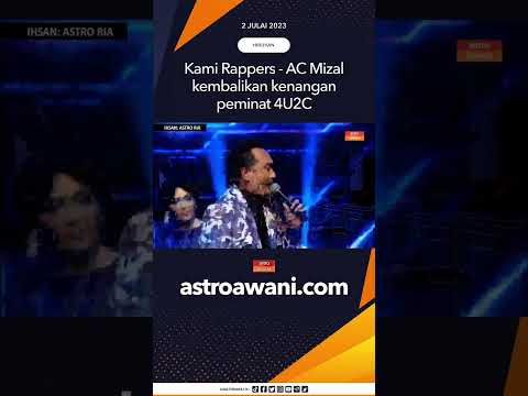 AC Mizal rap lagu Kami Rappers-4U2C (1992) menggamit memori para peminat #bigstage2023 #awaninews