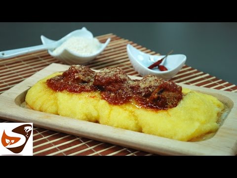 Polenta con salsiccia: ricette primi piatti (Polenta with sausage ragu)