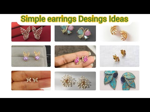 Latest Daily Wear Earrings Desing 2022 Simple Light Weight Earrings Desings Ideas