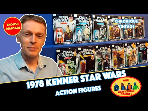 1978 Vintage Star Wars Kenner Action Figures (English Dialogue)