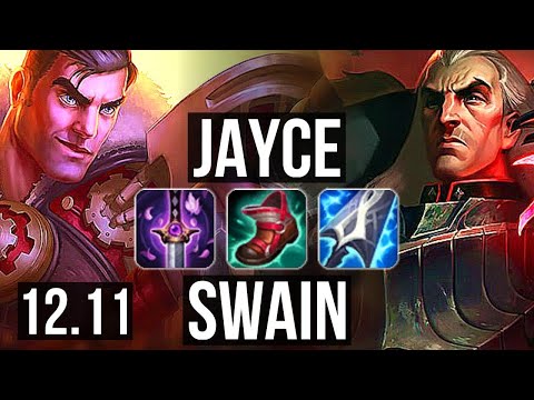 JAYCE vs SWAIN (MID) | 1.2M mastery, Dominating | KR Grandmaster | 12.11