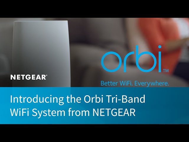 Video teaser for Introducing the Orbi Tri-Band WiFi System from NETGEAR