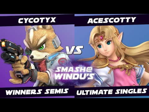 Cycotyx (Fox) vs Acescotty (Zelda) - Smash @ Windu's 119 - Winners Semis SSBU