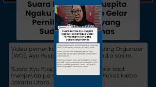 Suara Lemas Ayu Puspita WO Viral! Ngaku Tak Sanggup Gelar Pernikahan Klien yang Sudah Bayar Lunas