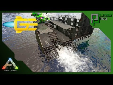 Ark GES4 - 39 - SPEED BOAT BUILD - TAMING PEN YACHT!