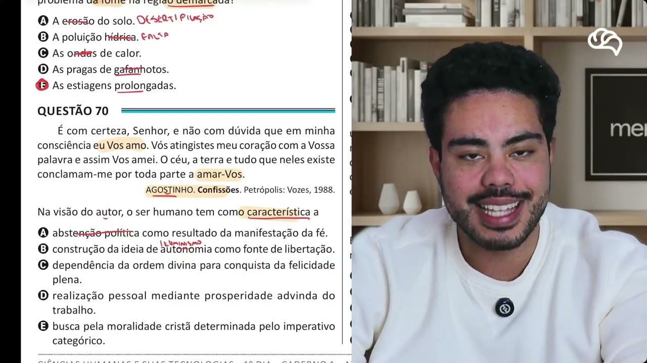 Resolução em Vídeo — Questão 70 ENEM 2025 Belém