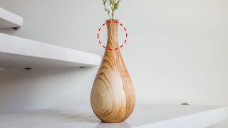 Wie Drechselt Man Eine Vase Mit Dünnem Hals?