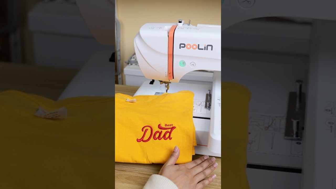 🔥👔 3D Puff T-shirt Embroidery With Poolin : Next-Level Custom Designs You Need to Try!✨ #shorts