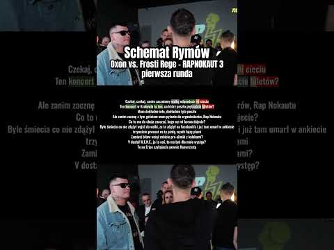 Oxon vs. Frosti Rege - RAPNOKAUT 3 (Schemat Rymów pierwsza runda Part 4)