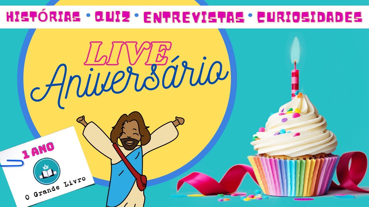 🔴LIVE ANIVERSÁRIO | O GRANDE LIVRO | AO VIVO!