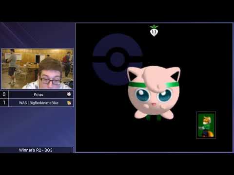 MMOM171 SSBM - Kmas (Jigglypuff) vs. BigRedAnimeBike (Fox) - Melee WR2
