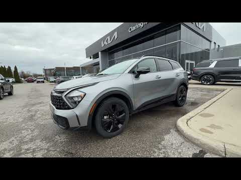 2025 Kia Sportage in Gray for sale at Clarington Kia in Bowmanville, ON