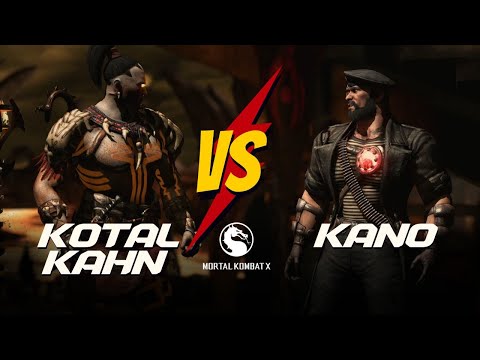 KOTAL KHAN (SUN GOD) VS  KANO (CYBERNETIC) MKXL 4K 60FPS