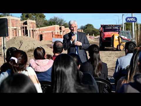 El 22 de diciembre el Gobernador entregará las 40 viviendas de la Villa de Merlo