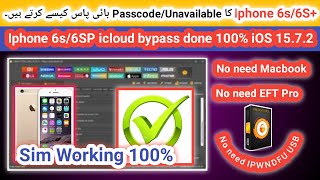 Iphone 6s/6S+ "Passcode/Unavailable" bypass done by unlock tool iOS 15.7.2/3 100% | 2023 | TECH City