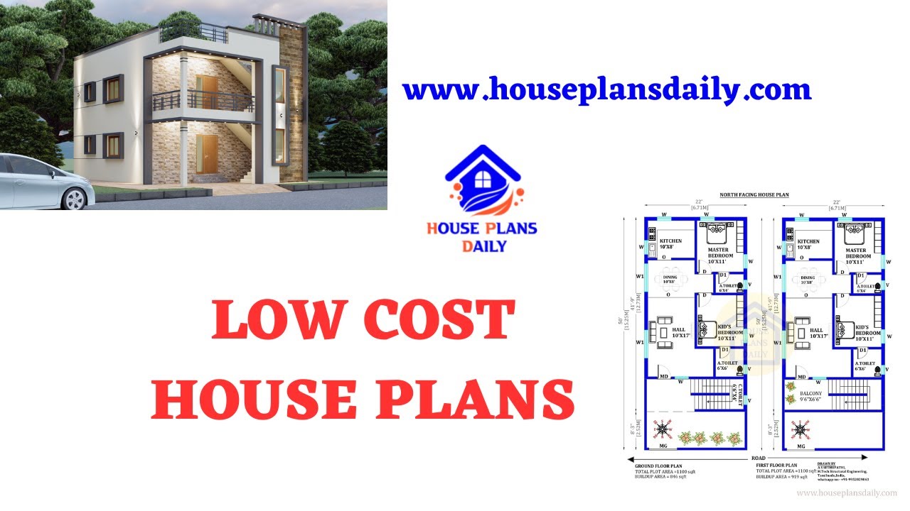 Low Cost House Plans | Simple Floor Plans