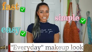 "EVERYDAY" MAKEUP look: My At Home Look| I TRIED To Keep It Minimal | Simple & Easy