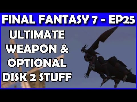 Let's Play Final Fantasy 7 PS4 LIVE - Ultimate Weapon and Tifa helps Cloud find the truth! - Part 25