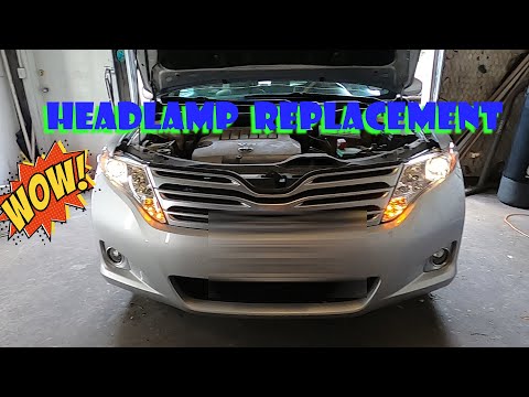 2009 Toyota Venza Headlamp Replacement