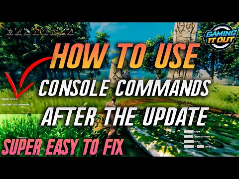 How To Use Console Commands In Valheim AFTER THE UPDATE!! Very Easy To Fix!