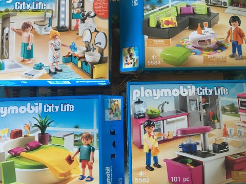 Playmobil Video - Familie Jens - Extra - Wir richten die moderne Luxusvilla von Playmobil ein
