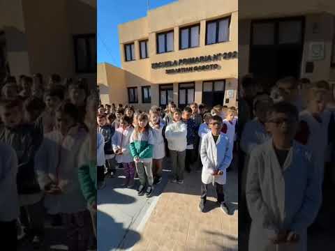 HIMNO NACIONAL ARGENTINO | ALUMNOS ESCUELA 292 SEBASTIÁN GABOTO - PUERTO GABOTO, SANTA FE.