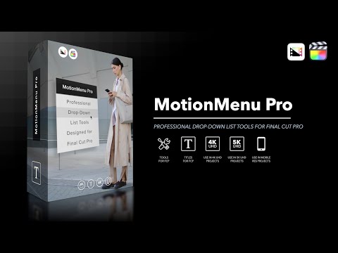 MotionMenu Pro - Professional Drop Down List Tools for Final Cut Pro - Pixel Film Studios