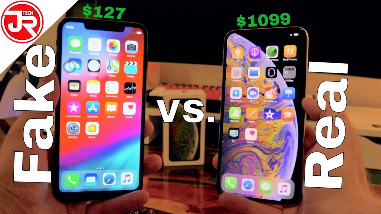 Fake Vs Real iPhone XS Max Full Comparison (NEW) | $127 FAKE vs $1099 REAL