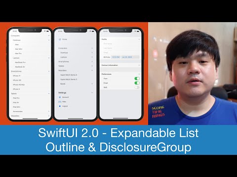 SwiftUI 2.0 | Building Expandable List using OutlineGroup & DisclosureGroup