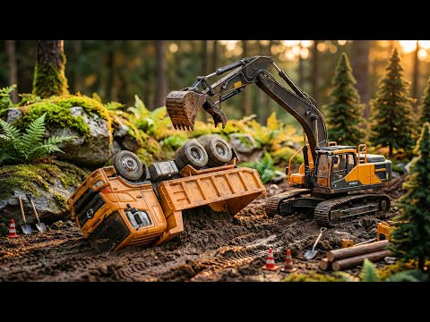 100 Days Building a Wooden Bridge in  Giant Swamp – Ultra-Realistic Miniature Model!