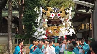 清水神社　布団太鼓