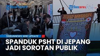 Viral Aksi PSHT di Jepang Jadi Sorotan, Spanduk Besar Picu Respons Negatif & Tuai Kritik Warga Lokal