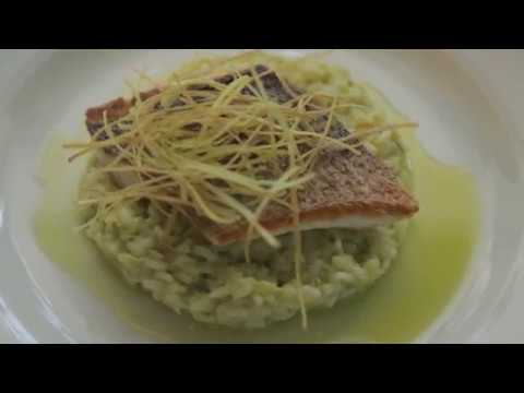 SPECIJALITET KUCE 092   filet brancina sa rizotom od praziluka