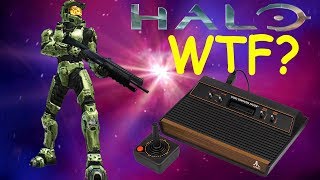 Halo on the Atari 2600?  WTF ( Review & Gameplay )