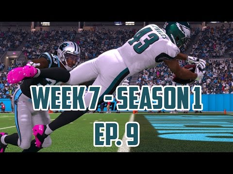 Madden 16 Eagles Connected Franchise: Week 7 vs. Panthers [Ep.9] (Season 1)