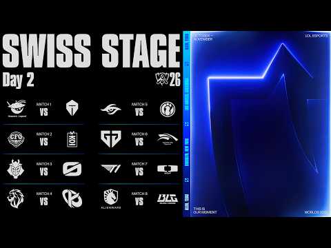 [中文] Swiss Stage Day 2 | WORLDS 2026