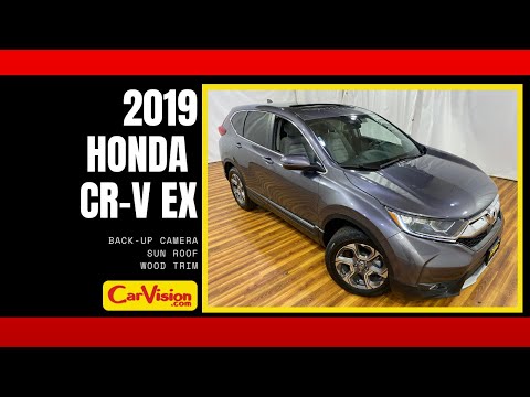2019 Honda CR-V EX | BACK-UP CAMERA SUN ROOF WOOD TRIM AWD | #Carvision